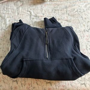 Lululemon 1/2 zip scuba in true navy XL/XXL